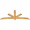 Ekena Millwork Alberta Rough Sawn Timber Gable Bracket, Western Red Cedar, 96"W x 44"H x 2"D x 6"F, 11/12 Pitch GBW096X44X0206ALB00RWR - alternate 3